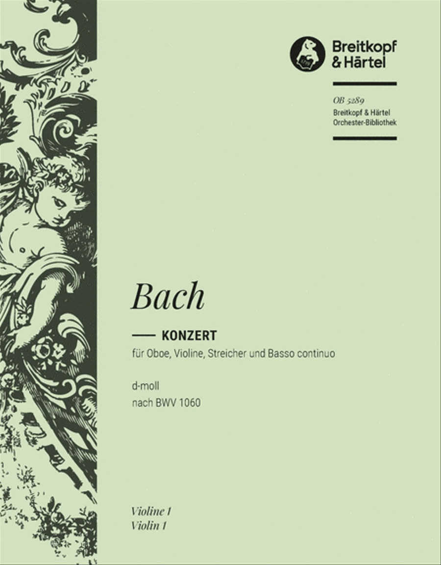 Double Concerto in D minor reconstructed after BWV 1060 Orchestra scores gallery preview page 1