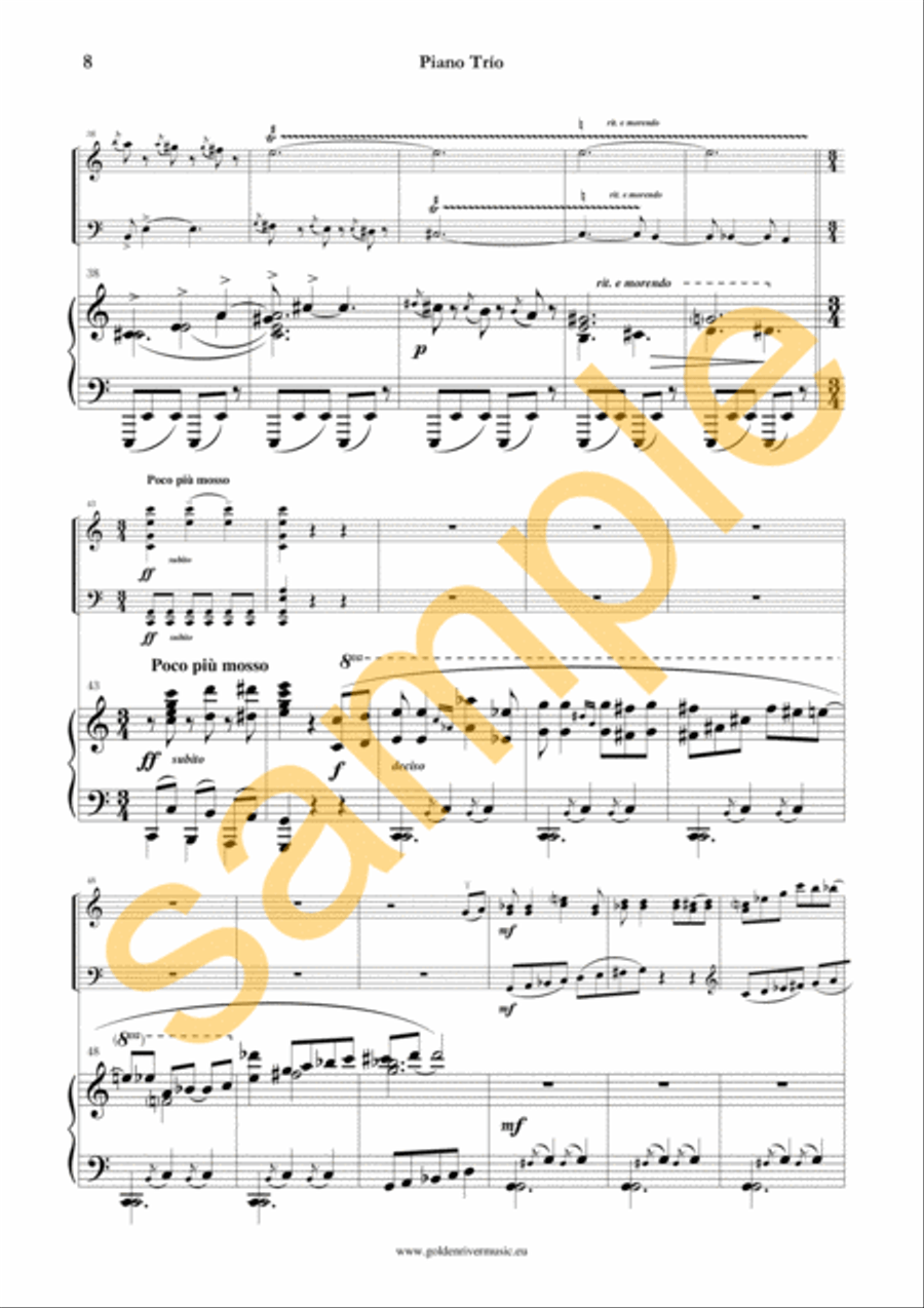 Piano Trio Piano Trio scores gallery preview page 6