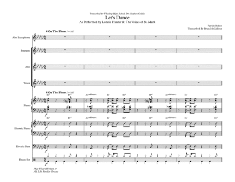 Let's Dance Choir scores gallery preview page 1