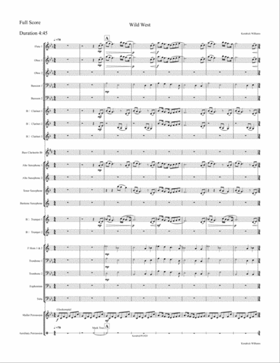 Wild West Wild West Concert Band scores gallery preview page 2