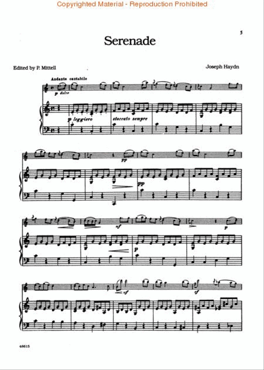 All Time Favorite Violin Solos Violin Solo scores gallery preview page 3