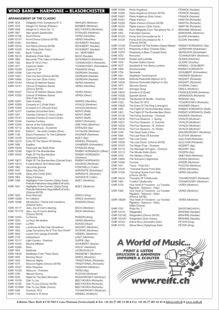 Ceremonial Fanfare Concert Band scores gallery preview page 11