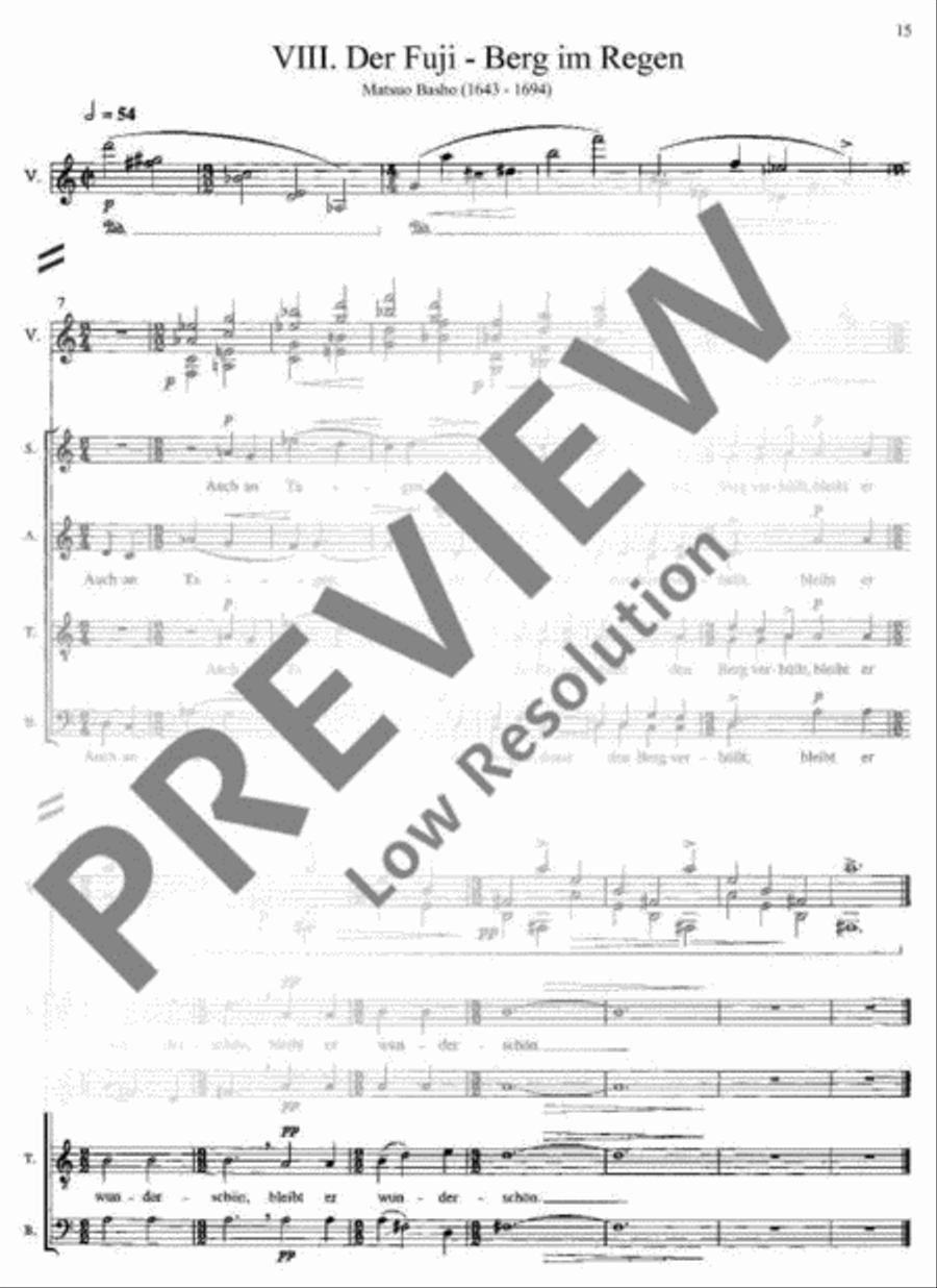 11 Haiku 4-Part scores gallery preview page 16