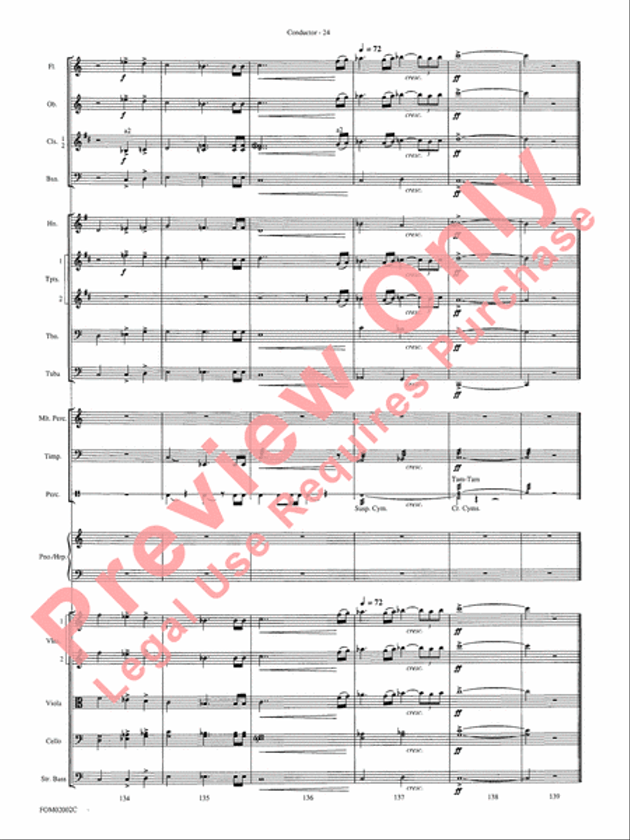 The Lord of the Rings: The Fellowship of the Ring Full Orchestra scores gallery preview page 27