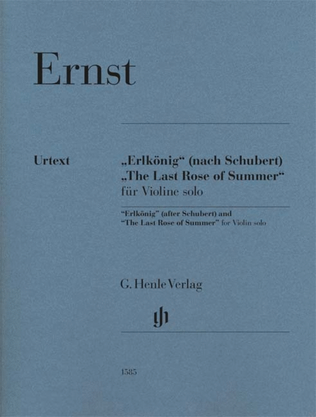 “Erlkönig” (After Schubert) and “The Last Rose of Summer”