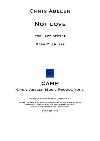 Not love - bass clarinet image number null