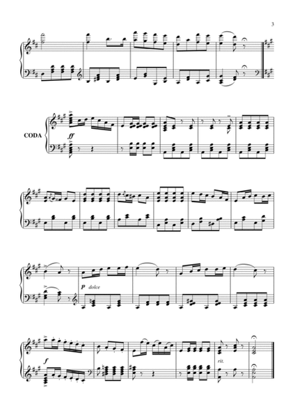 4 Popular Pieces by H.C. Lumbye for Piano Solo image number null