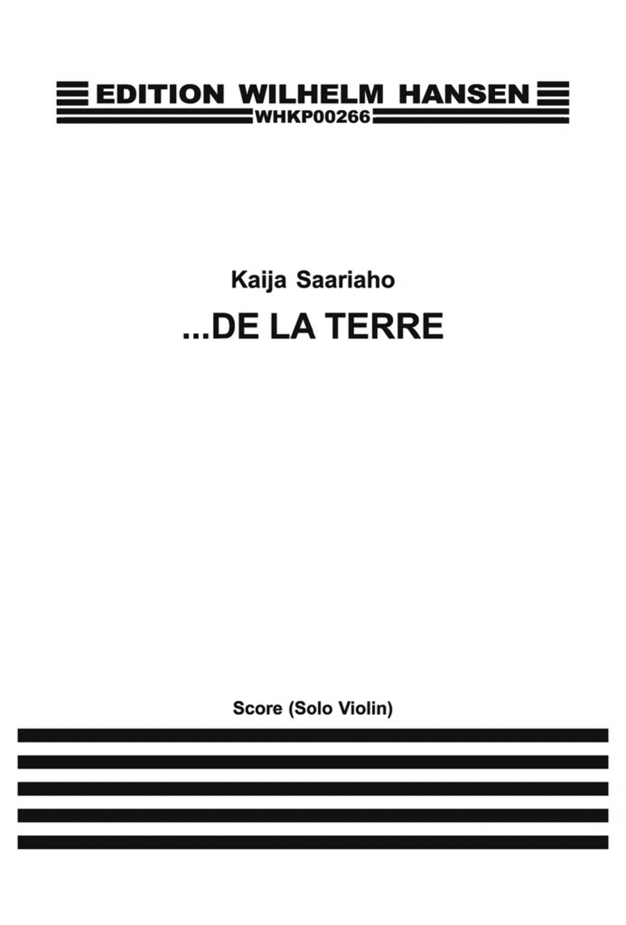 De La Terre De La Terre Violin scores gallery preview page 1