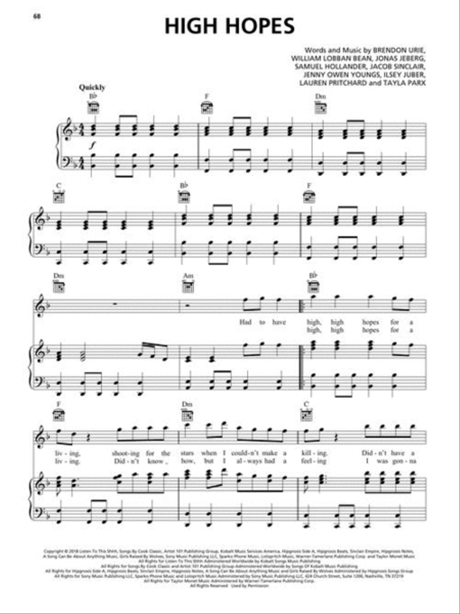 Happy, Rise Up & More Uplifting Songs Piano, Vocal, Guitar scores gallery preview page 6