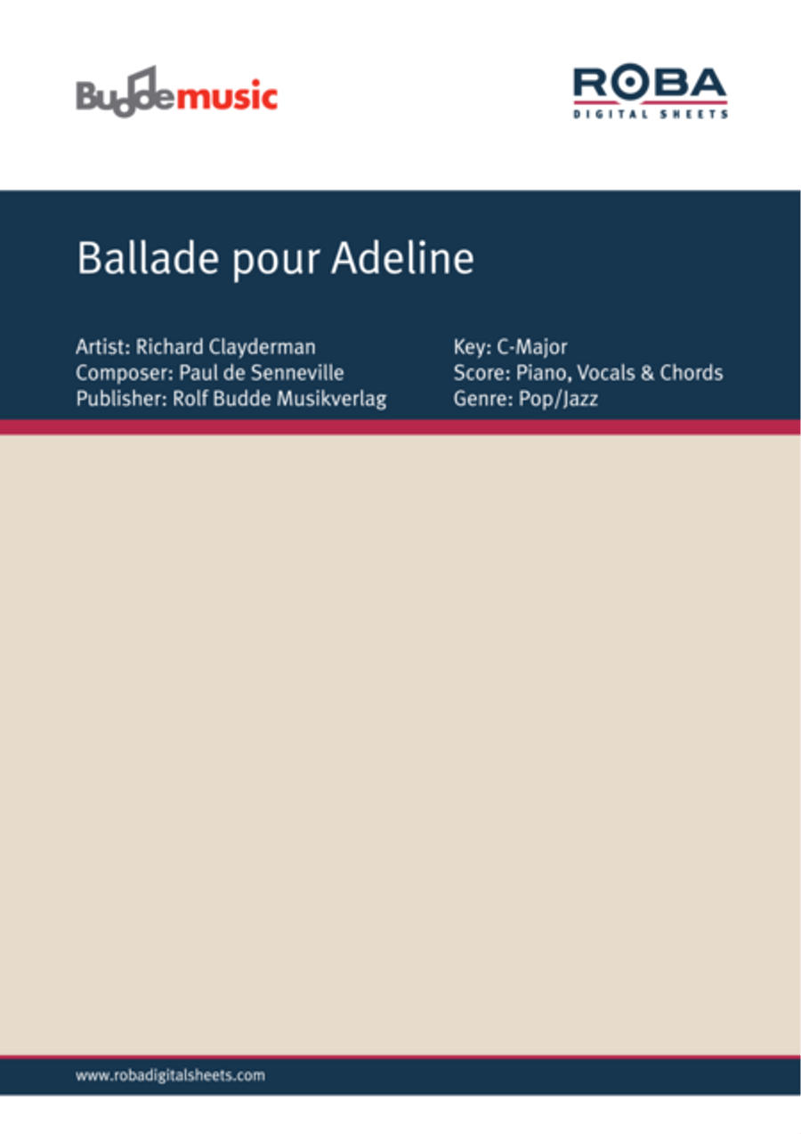 Ballade pour Adeline