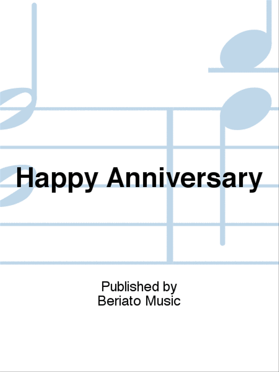 Happy Anniversary Happy Anniversary Piano, Vocal, Guitar scores gallery preview page 1