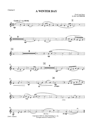 A Winter Day: 1st B-flat Clarinet