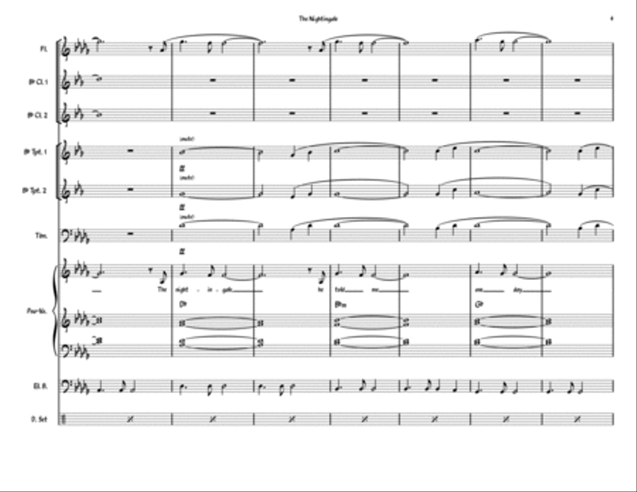 The Nightingale Jazz Ensemble scores gallery preview page 5