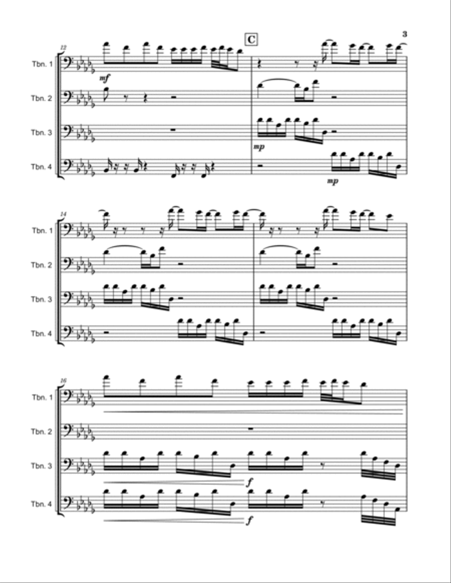 Stay Brass Ensemble scores gallery preview page 3