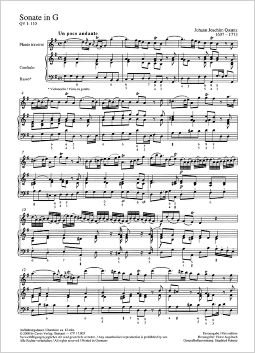 Sonata in G major