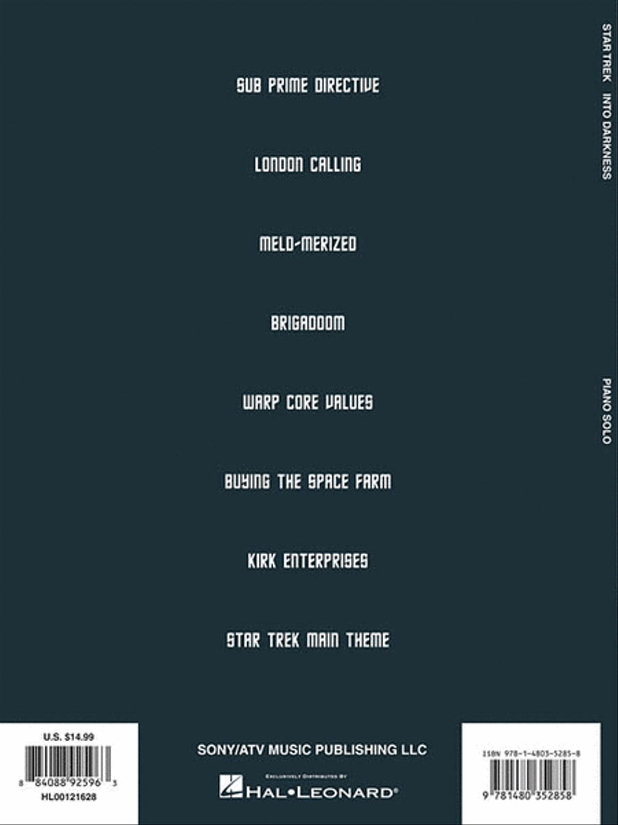 Star Trek: Into Darkness Piano Solo scores gallery preview page 2