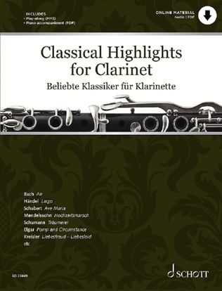 Book cover for Classical Highlights for Clarinet