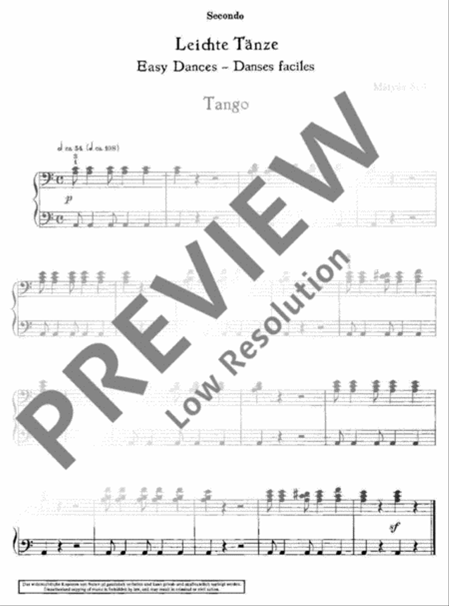 Easy Dances Piano Duet scores gallery preview page 5