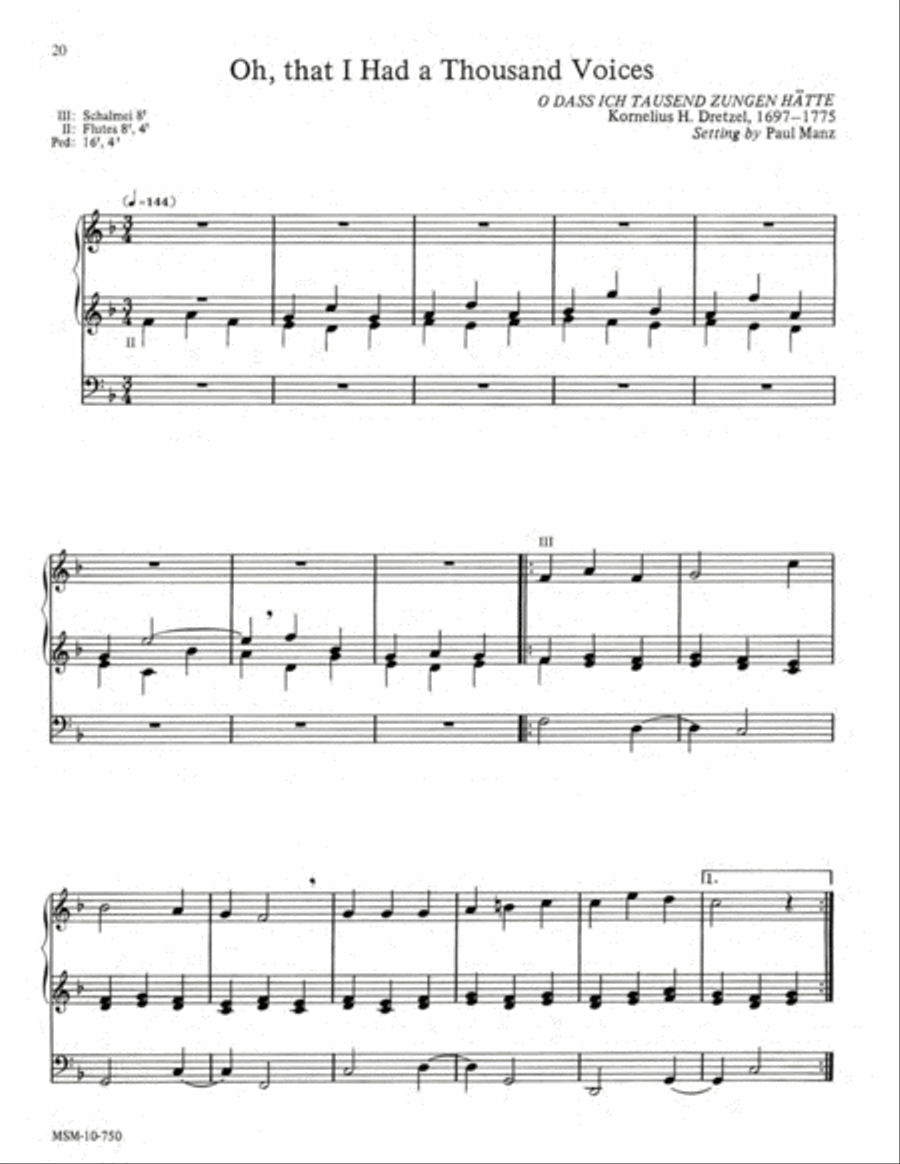 Improvisations on Hymns of Praise Organ scores gallery preview page 11