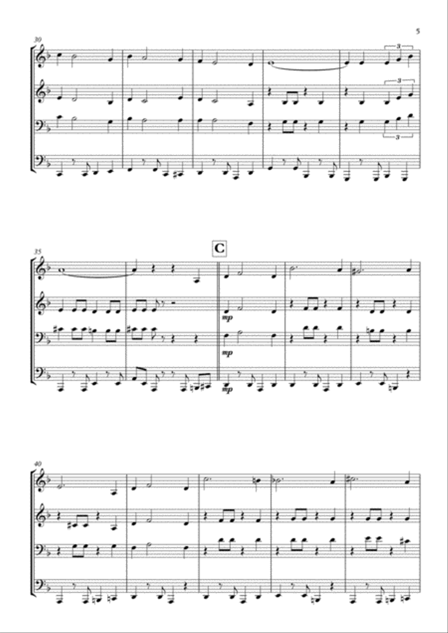 From Russia With Love Brass Ensemble scores gallery preview page 5