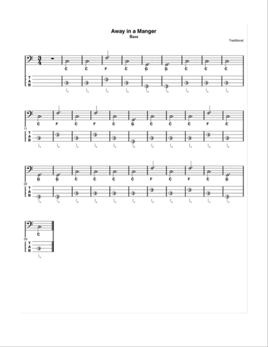 Away in a Manger Small Ensemble scores gallery preview page 2