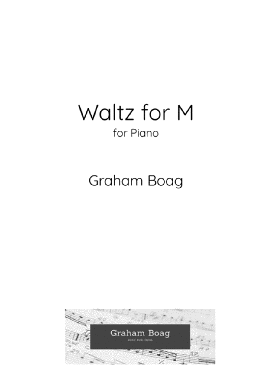 Waltz for M (Piano Solo) Piano Solo scores gallery preview page 1
