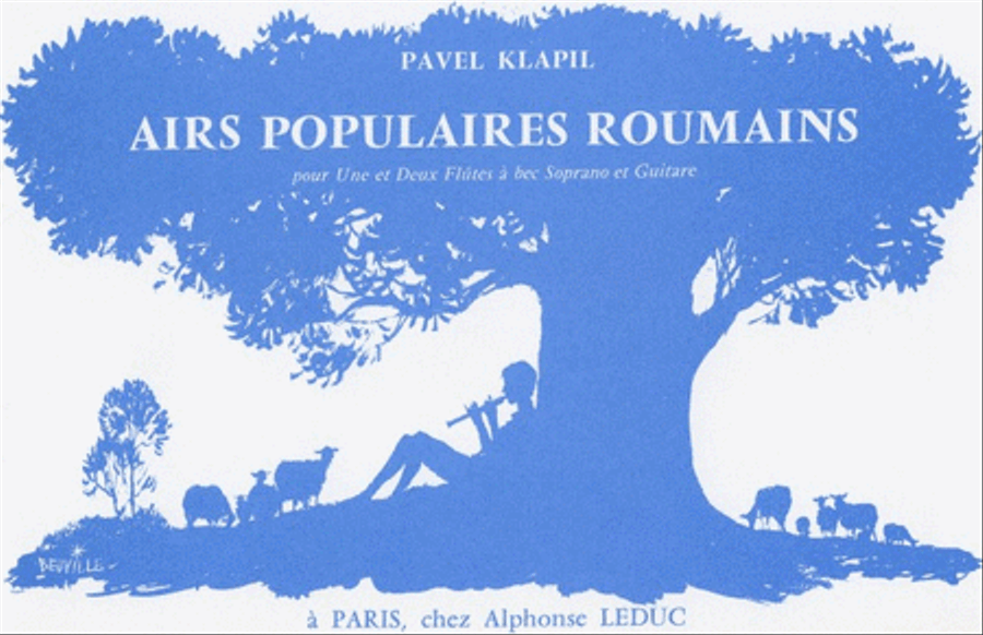 Airs Populaires Roumains (recorder & Guitar) Recorder scores gallery preview page 1
