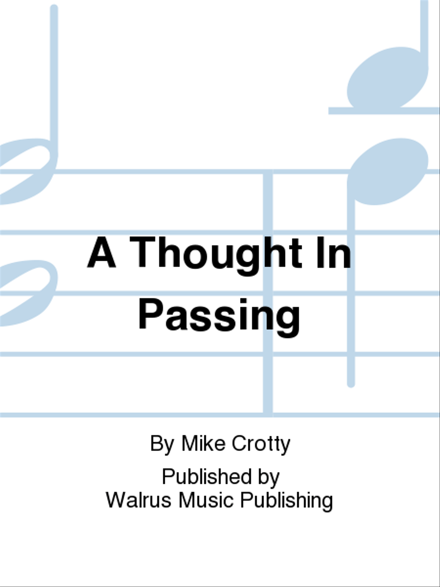 Thought In Passing Big Band scores gallery preview page 1