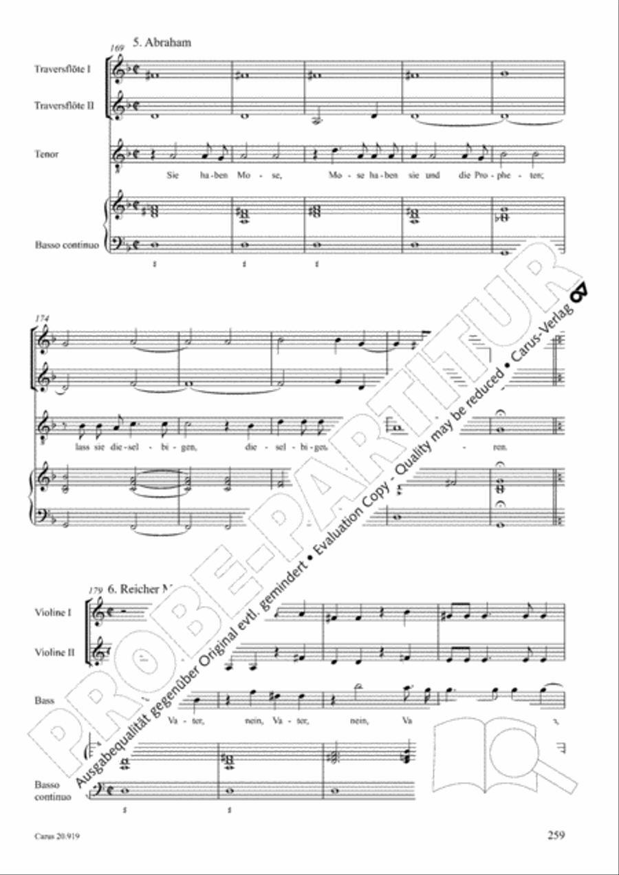 Opera varia I. Works with 1-7 parts (Complete edition, vol. 19) [Werke mit 1-7 obligaten Stimmen] Score scores gallery preview page 316