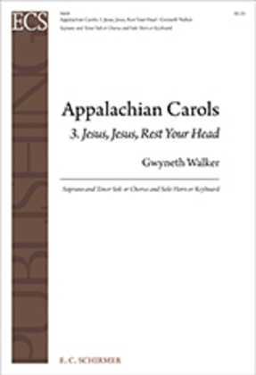 Book cover for Appalachian Carols: 3. Jesus, Jesus, Rest Your Head (Choral Score)