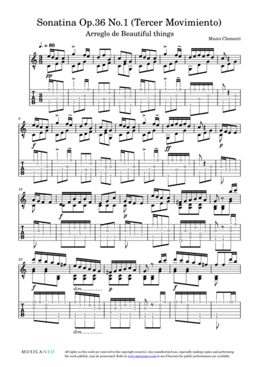 Sonatina Op.36 No.1 (Tercer Movimiento)-Muzio Clementi