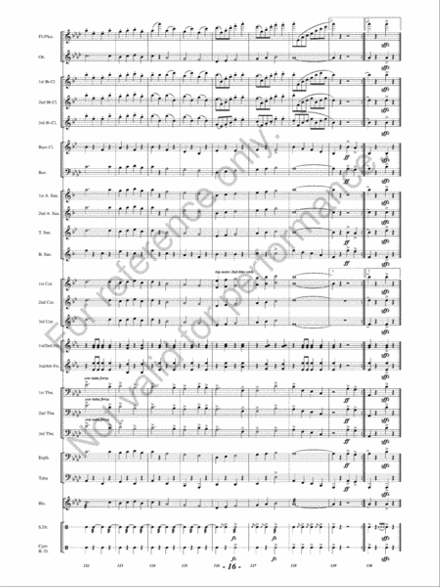 March Kings Concert Band scores gallery preview page 19