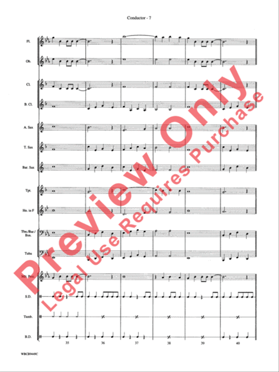 The Lion Sleeps Tonight The Lion Sleeps Tonight Concert Band scores gallery preview page 9
