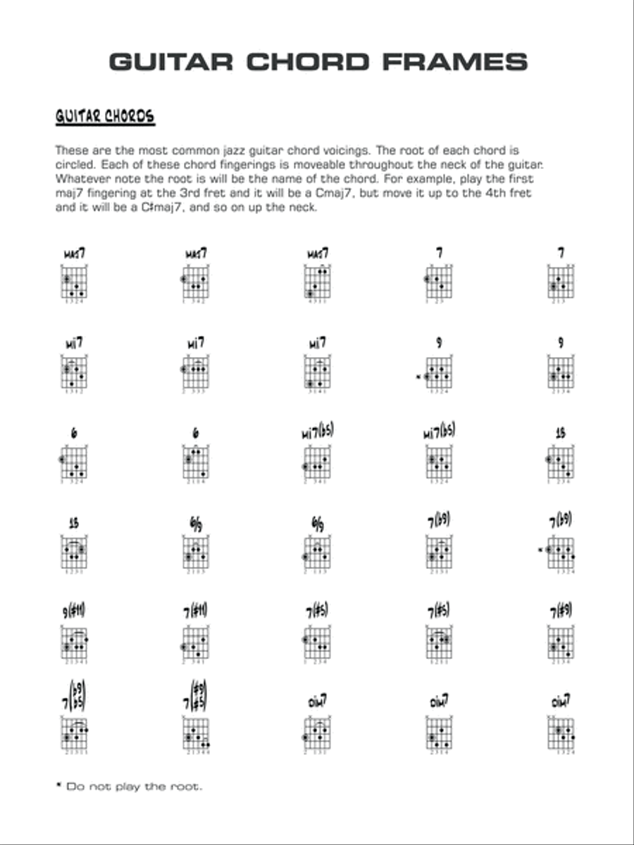 Night and Day: Guitar Chords Jazz Ensemble scores gallery preview page 1