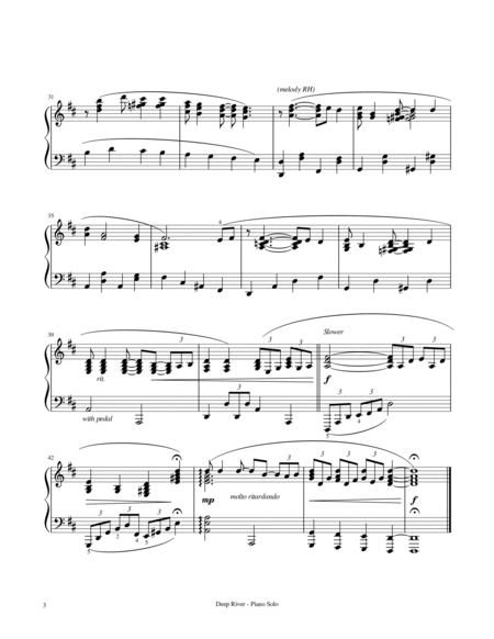 Three African American Spirituals - Piano Solos image number null