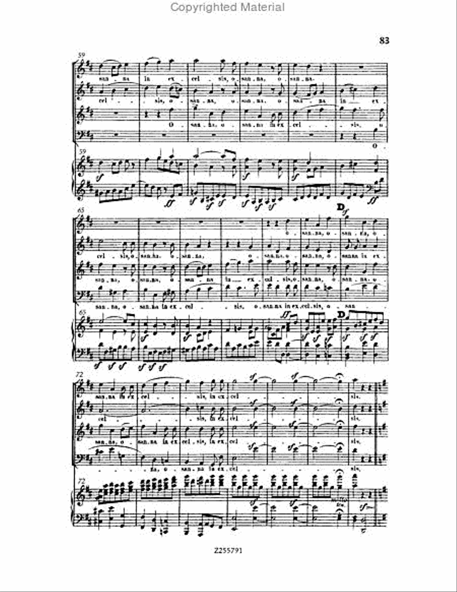 Missa Solemnis, Op.123 Choir scores gallery preview page 83