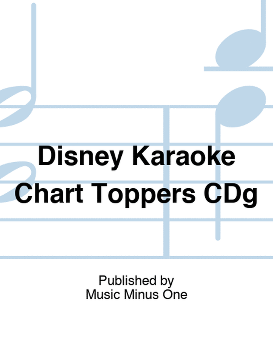 Disney Karaoke Chart Toppers CDg