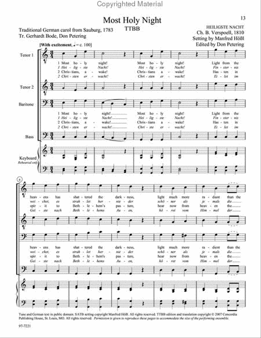 Sing, Men of God, Vol. 1 TTBB scores gallery preview page 4