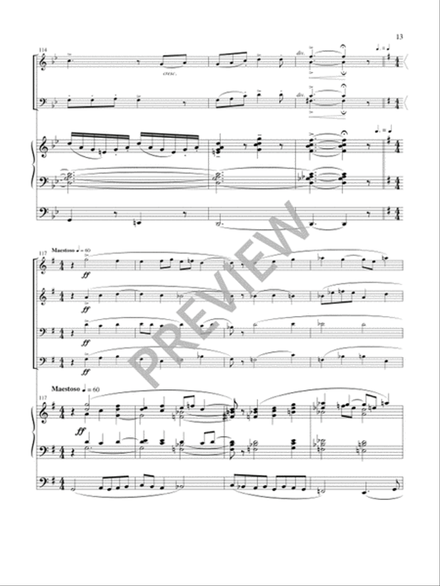 Deo Gratias Trombone scores gallery preview page 14