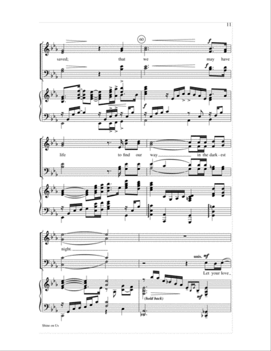 Shine on Us 4-Part scores gallery preview page 11