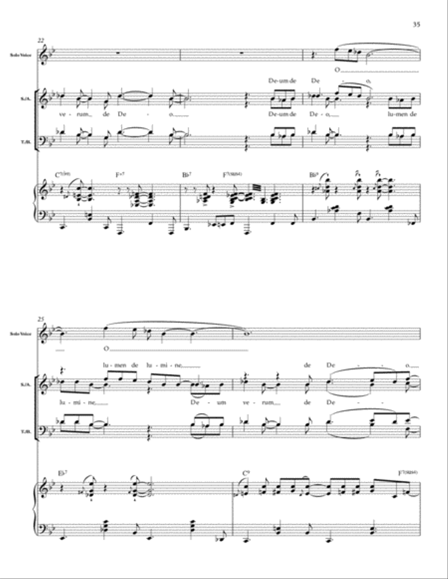 Mass in Blue Mass in Blue 4-Part scores gallery preview page 14