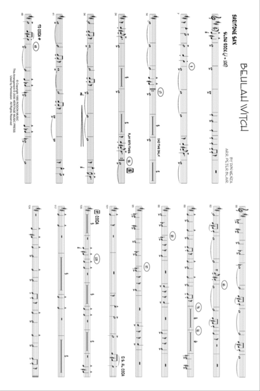 Beulah Witch Beulah Witch Jazz Ensemble scores gallery preview page 5