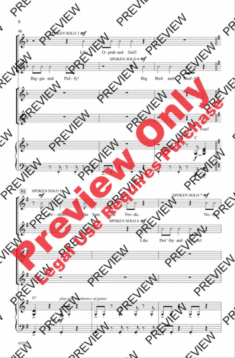I Got You I Got You Women's Choir scores gallery preview page 8
