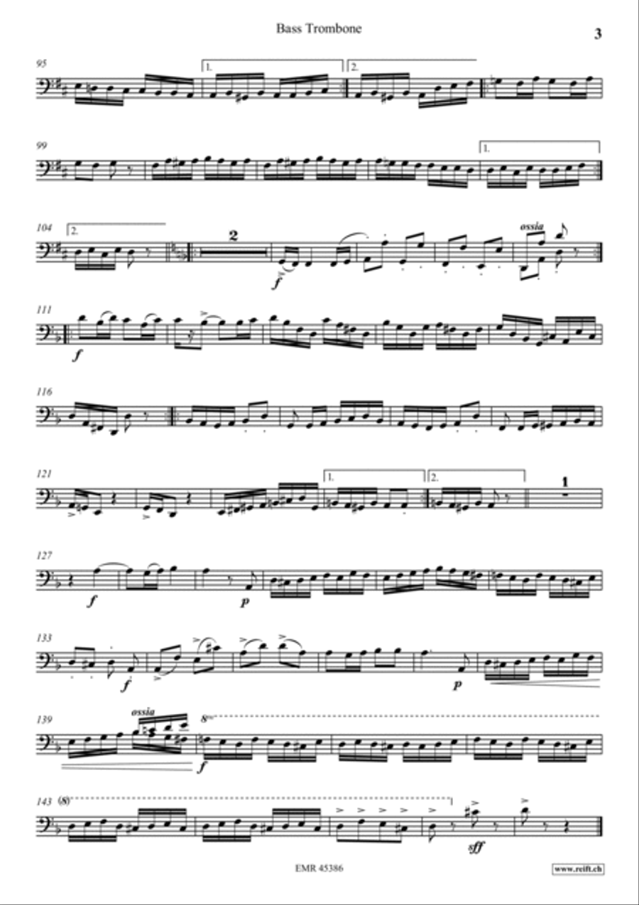 Zigeunerweisen Trombone scores gallery preview page 4