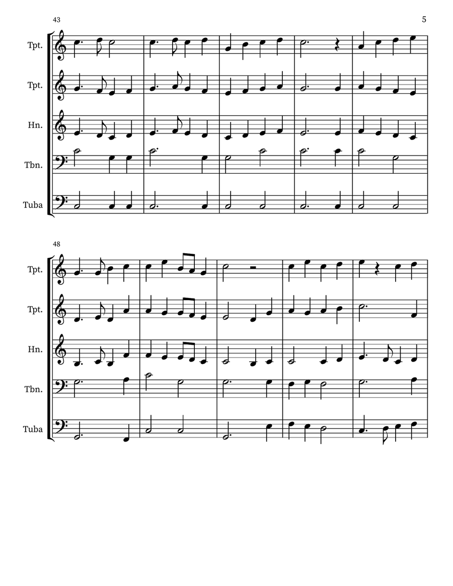 Great God of Wonders Small Ensemble scores gallery preview page 5