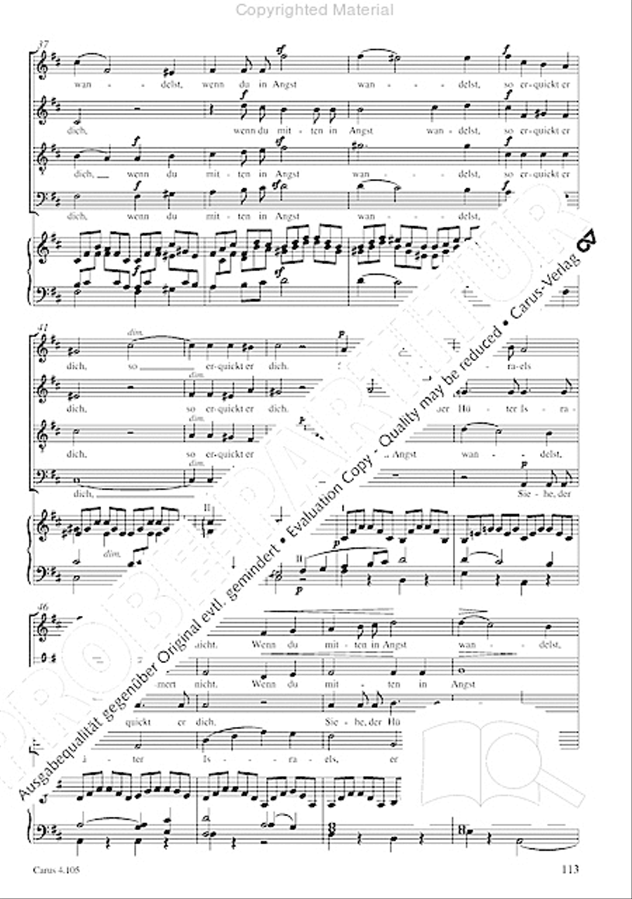 Choral collection Mendelssohn - editionchor Choir scores gallery preview page 114