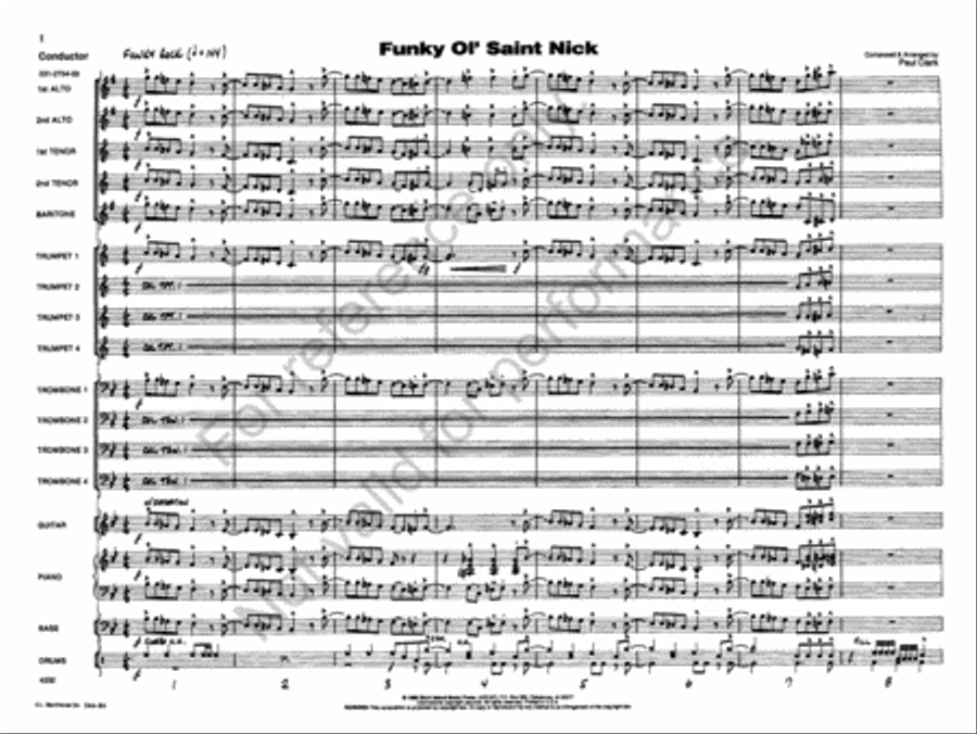 Christmas and Holiday Jazz Saver Pack Jazz Ensemble scores gallery preview page 23