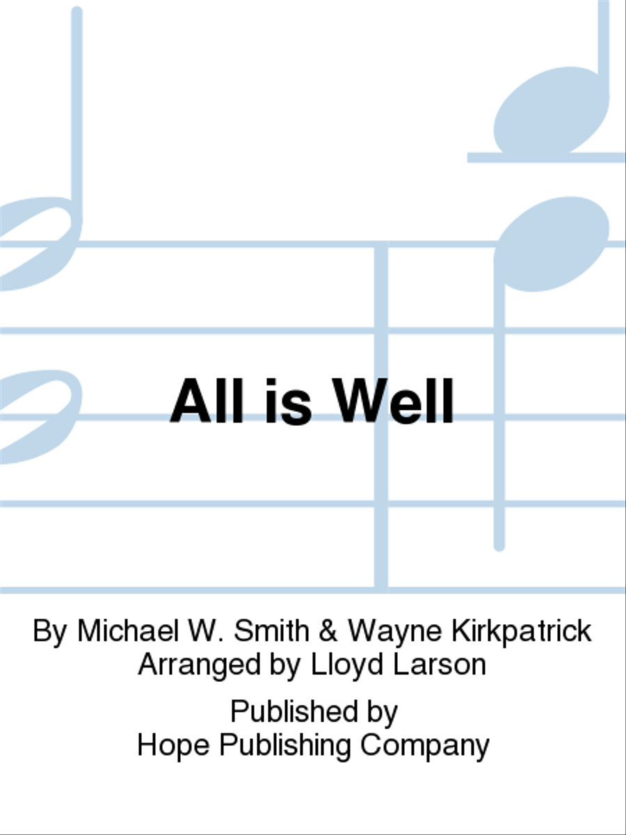 All Is Well All Is Well Choir scores gallery preview page 1