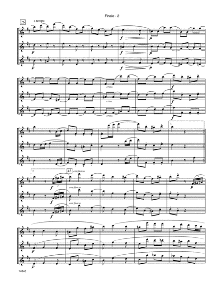 Finale (Movement IV, From Grand Trio, Op. 90)