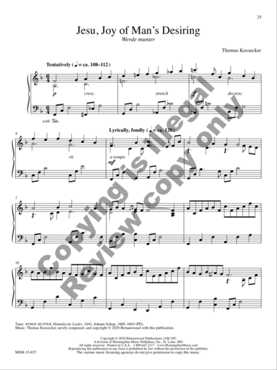 The Quiet Heart Piano Solo scores gallery preview page 10
